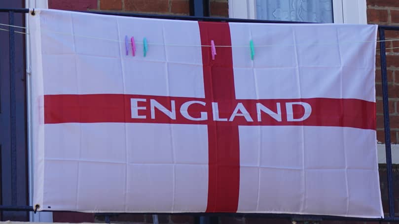 ENGLAND EURO 2021 FOOTBALL SUPPORTERS 3ft X 2ft st GEORGE FLAG 