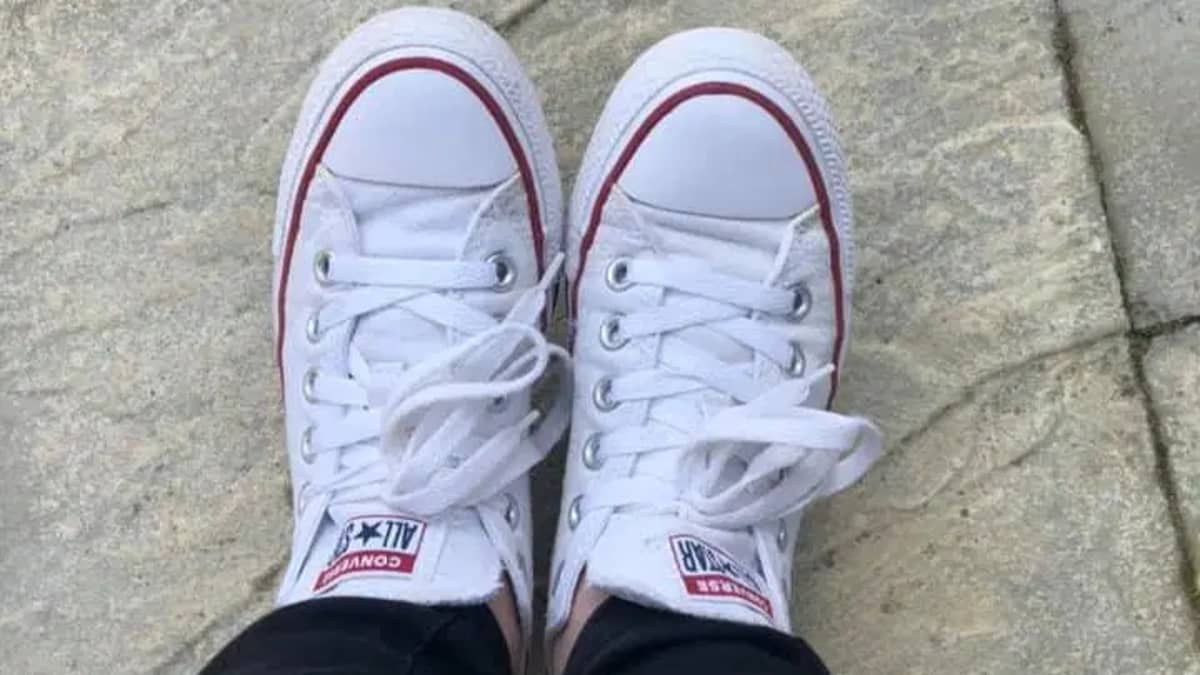 Woman Shares Cleaning Tip To Fix Battered And Dirty Converse Shoes -  LADbible