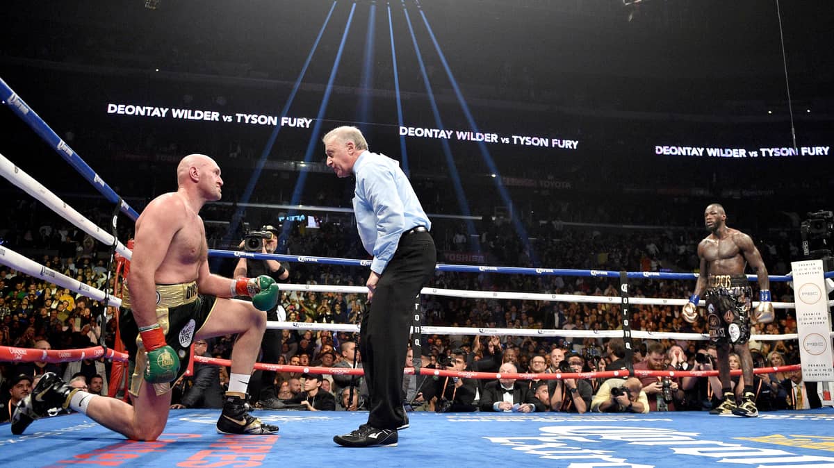 Some People Think Deontay Wilder Knocked Tyson Fury Down Illegally - LADbible
