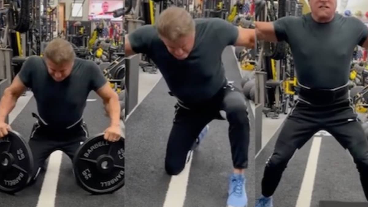 Sylvester Stallone Accused Of Using Fake Weights During Workout.