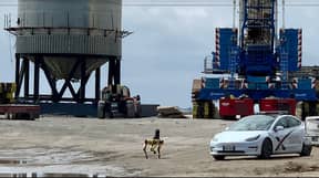 ​Robot Dog Inspecting SpaceX Wreckage Reminding People Of Black Mirror Episode