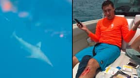 Man Loses Chunk Of His Leg In Shocking Shark Attack