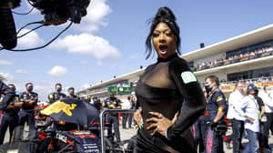Formula 1 Reporter Follows Megan Thee Stallion And Asks Her To Rap For Him