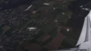Plane Passenger Films Near Collision With 'UFO'