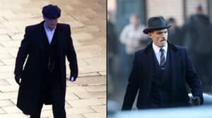 Cillian Murphy And Sam Claflin Spotted Filming Peaky Blinders 