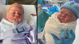 Mum Gives Birth To Huge Baby Who's Already Wearing Clothes For Two To Three Year Olds At 11 Months