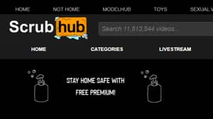 Pornhub Launches Parody Site Scrubhub To Remind Us To Wash Our Hands 