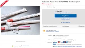 Someone Is Selling A McDonald's Plastic Straw On eBay For £1,000