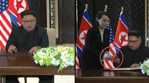 Kim Jong-Un Tried To Avoid Getting Poisoned By Pen In Meeting With Trump
