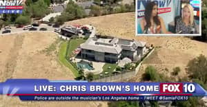 Chris Brown's House Is Currently Surrounded By A SWAT Team