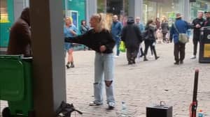 Busker Rewarded With Instant Karma After Giving Homeless Man Money For Food