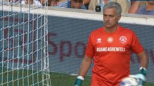 All The Reactions To Jose Mourinho's Performance In Goal During 'Game4Grenfell'