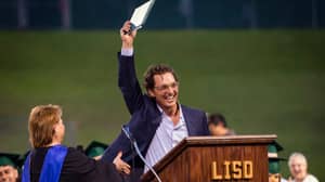 Matthew McConaughey Returns To High School And Gets Diploma From 1988