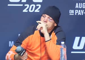 Nate Diaz Could Face A Suspension After Smoking Weed Vape Pen At UFC 202 Press Conference