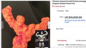 ​Cheeto That Looks Like Arnold Schwarzenegger On Sale For £7,000