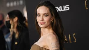 Angelina Jolie Turns Heads With Lip Cuff At Eternals Premiere 