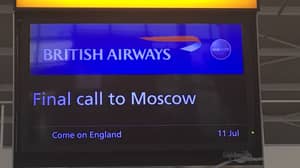 ​British Airways Dishes Out Free Southgate Waistcoats For Customers Flying To Moscow