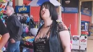 Ruth Jones Lays Down The Law As Nessa During Gavin And Stacey Filming