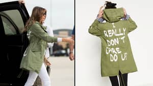 Melania Trump Sets Off To Visit Detained Children Wearing A Coat With 'I REALLY DON'T CARE, DO U?' On It