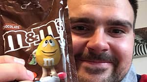 Man Gets Guinness World Record For Stacking Five M&M's