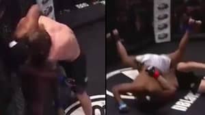 MMA Fighter Knocks Himself Out During Fight