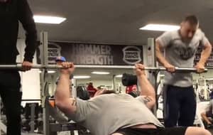 Watch Eddie Hall Bench Press Two Humans Like It's A Fucking Dare