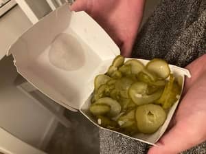 Man Left Hungry After McDonald's Give Him Box Of Gherkins Instead Of Nuggets