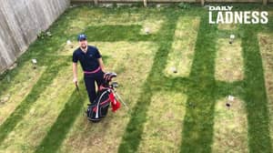 Golf Fan Creates 'Mini Masters' Course In His Back Garden