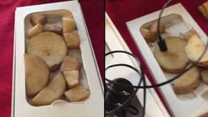 Woman Picks Up 'Bargain' iPhone 6, Turns Out To Be 11 Potatoes