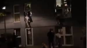 Video Shows Students Jumping From Windows As Security Shut Down Party