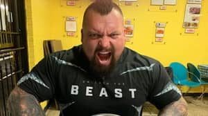 Strongman Eddie Hall Benched Four People For Absolutely No Reason 