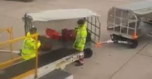 Manchester Airport Vows To Crack Down On Baggage Handlers After They're Caught Damaging Luggage