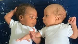 Mum Gives Birth To Twin Sons Who Look Like They're 'Two Different Races'