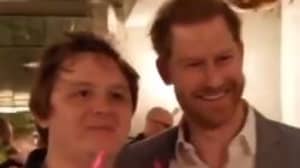 Prince Harry Hangs Out With Lewis Capaldi After Speech About Leaving Royal Duties