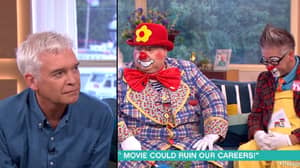 Clowns Go On 'This Morning' To Slate 'It' And Phil's Reaction Is Priceless