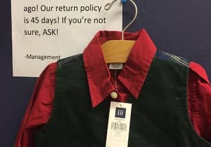 Gap Boss Astonished After Employee Accepts Shirt Return From 2000