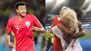 ​Jesse Lingard's Mum Surprises Him After Victory Against Sweden