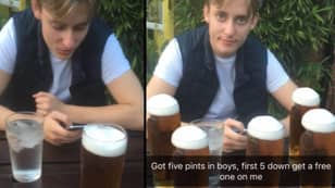 LAD Gets His Mates To The Pub By 'Copy And Pasting' His Pint On Snapchat