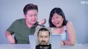 Ricky Gervais Reacts To Video Of Person Calling Him 'So Ugly'