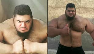 The 'Iranian Hulk' Is 24 Stone Of Muscle And One Scary Bloke