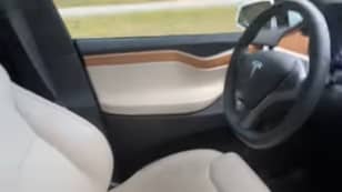 ​Man Speeds Down Highway In Driverless Tesla