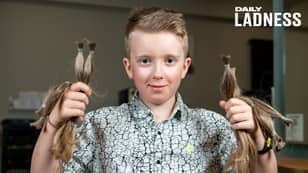 Boy, 10, Cuts Off His Long Hair And Donates It Charity 