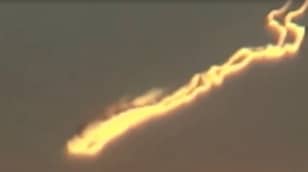 UFO Hunter Claims To Have Filmed Object Creating A Fireball Across The Sky