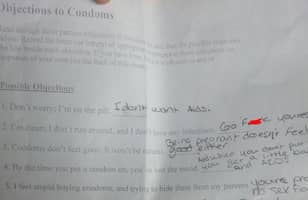 14-Year-Old Child Was Suspended Over These Incredible Sex Education Homework Answers