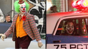 New Photos Emerge Of Joaquin Phoenix In Clown Costume On Set Of 'The Joker' 