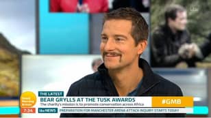 People Are Baffled By Bear Grylls' New Handlebar Moustache