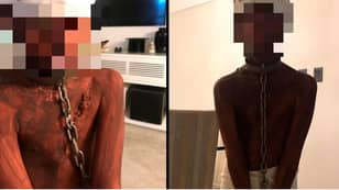 'Racist' Mum Dresses Up Son As A Whipped Slave For Halloween