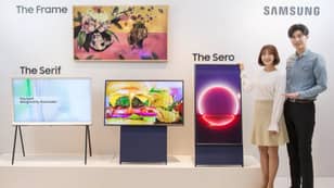 Samsung Unveils Vertical Television Aimed At Smartphone Addicts