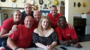 Adele Visits Grenfell Tower Firefighters And Brings Along Cake For Good Measure