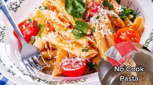 Woman's 'No Cook' Pasta Hack Divides The Internet